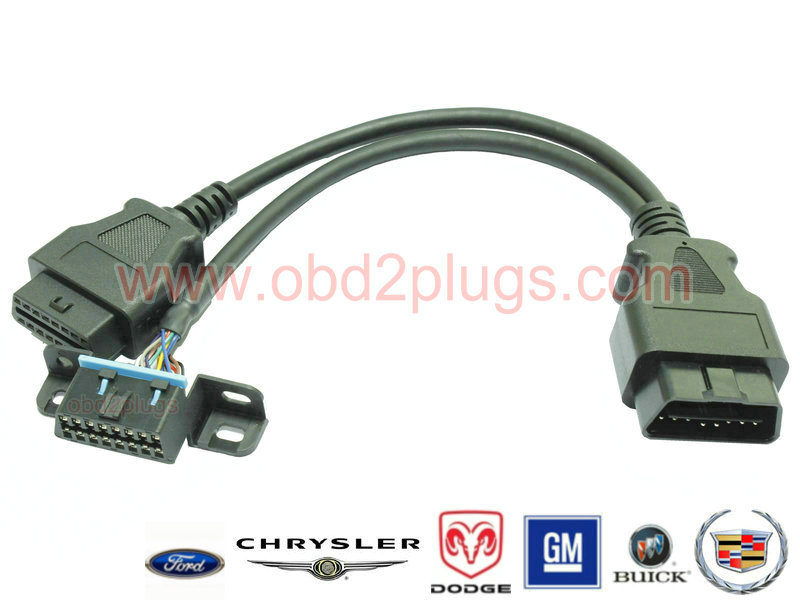 OBD2 Splitter Y cable for GM&Buick&Cadillac&Ford