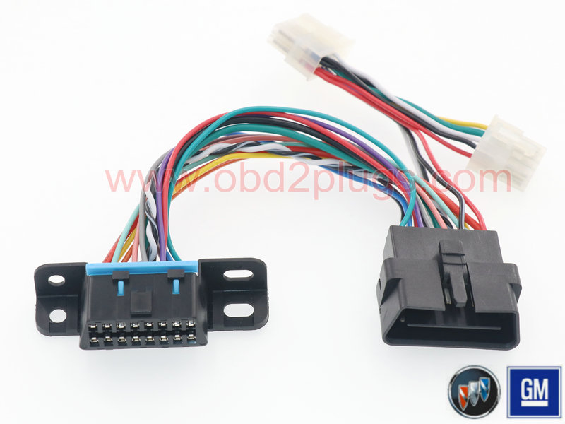 OBD2 Pass through Cables fit GM&Buick&Cadillac&Chrysler&VAZ