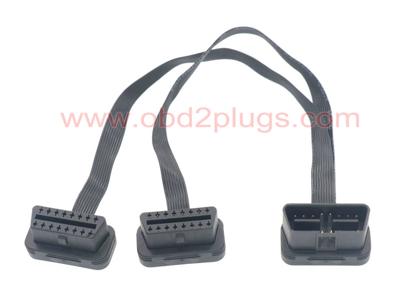 Ultra Low Profile OBD2 splitter flat Cable-9C