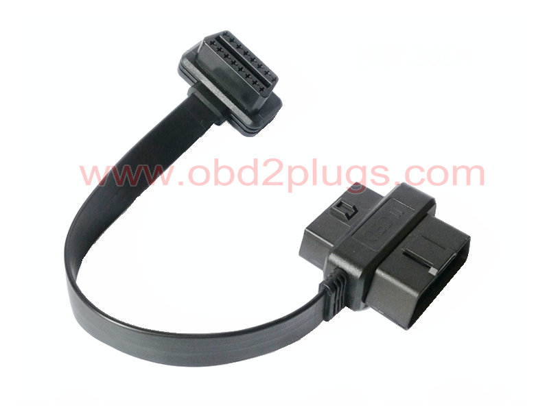 ultrathin OBD2 Pass through flat Cables