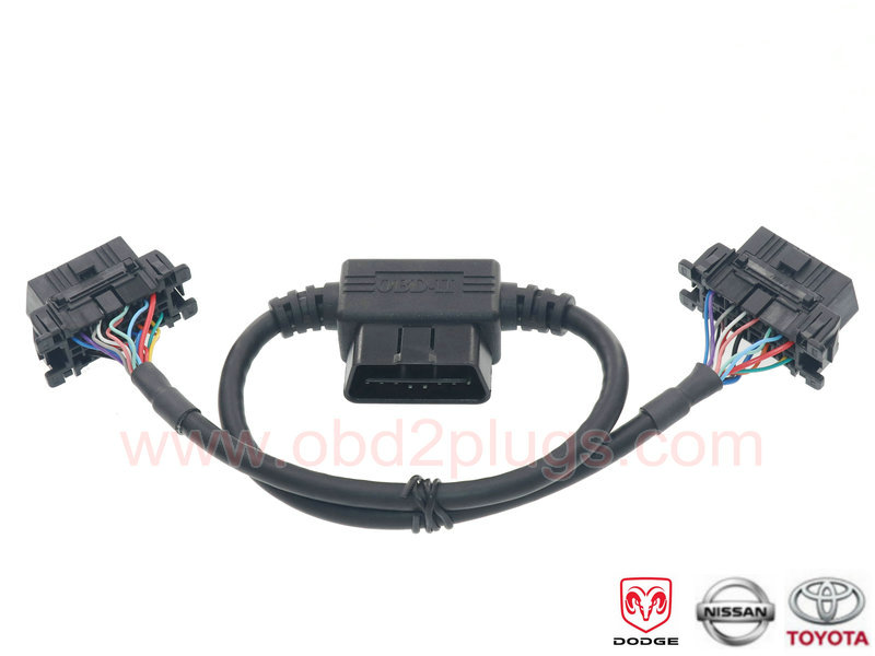 OBD2 Passthrough cable for TOYOTA,Nissan,Dodge